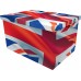 England Flag - Personalised Picture Coffin with Customised Design. 